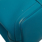 Hermes Garden Party PM Tote Blue Cobalt Silver Negonda — view 4
