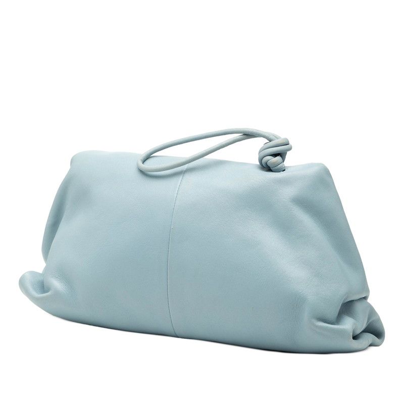 Bottega Veneta Triangle Light Blue Leather — view 2