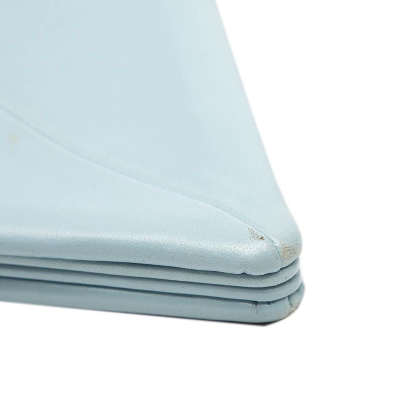 Bottega Veneta Triangle Light Blue Leather — view 4
