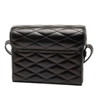 Saint Laurent YSL Logo June Box Black Lambskin — view 2