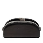 Saint Laurent YSL Logo June Box Black Lambskin — view 3