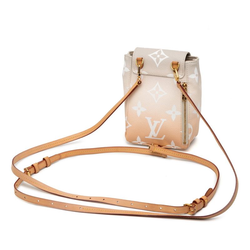 Louis Vuitton by the Pole Tiny Backpack Brume Pink Gray — view 2