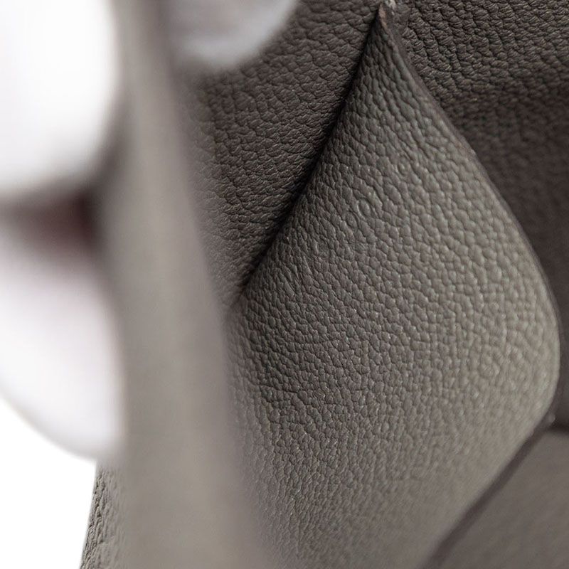 Hermes Vidopoche Crossbody Shoulder Bag Grimeia Gray Togo — view 6