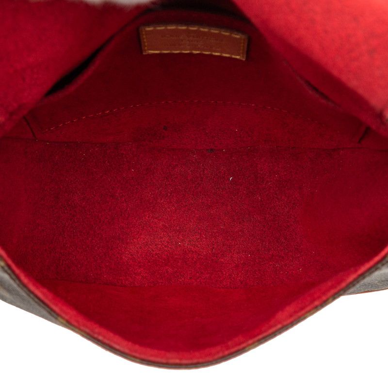 Louis Vuitton Monogram Tambourine Crossbody Shoulder Bag Brown — view 4