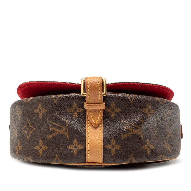 Louis Vuitton Monogram Tambourine Crossbody Shoulder Bag Brown — view 3