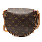 Louis Vuitton Monogram Tambourine Crossbody Shoulder Bag Brown — view 2
