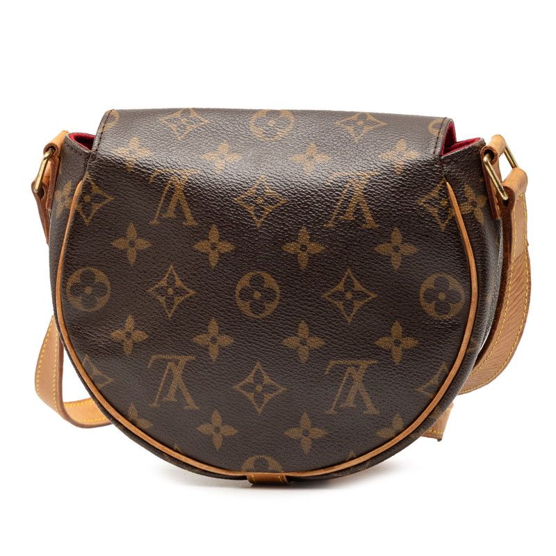 Louis Vuitton Monogram Tambourine Crossbody Shoulder Bag Brown — view 2