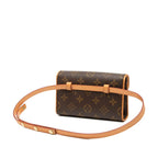 Louis Vuitton Monogram Pochette Florentine Body Bag Shoulder Back — view 2