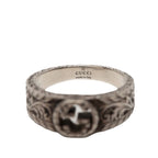 Gucci Interlocking Arabesque Ring Silver — view 6