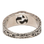 Gucci Interlocking Arabesque Ring Silver