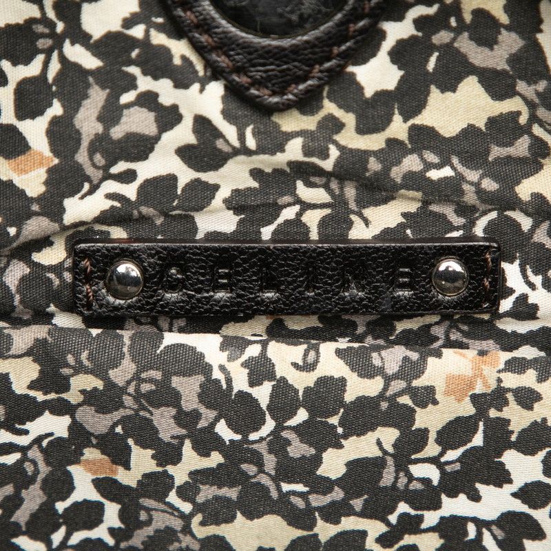 Celine Triomphe Tote Indigo Black Denim Leather — view 5