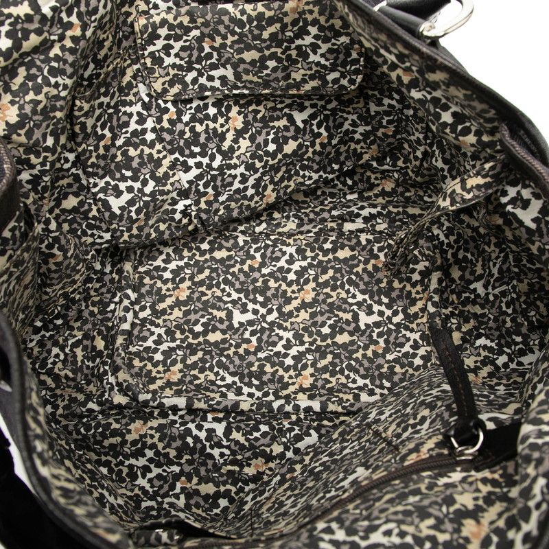 Celine Triomphe Tote Indigo Black Denim Leather — view 4