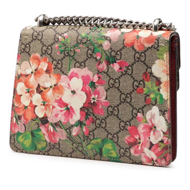 Gucci GG Supreme Blooms Dionysus Chain Shoulder Bag Beige Multicolor — view 2