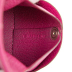 Hermes Bastia Coin Purse Rose Purple Chevre