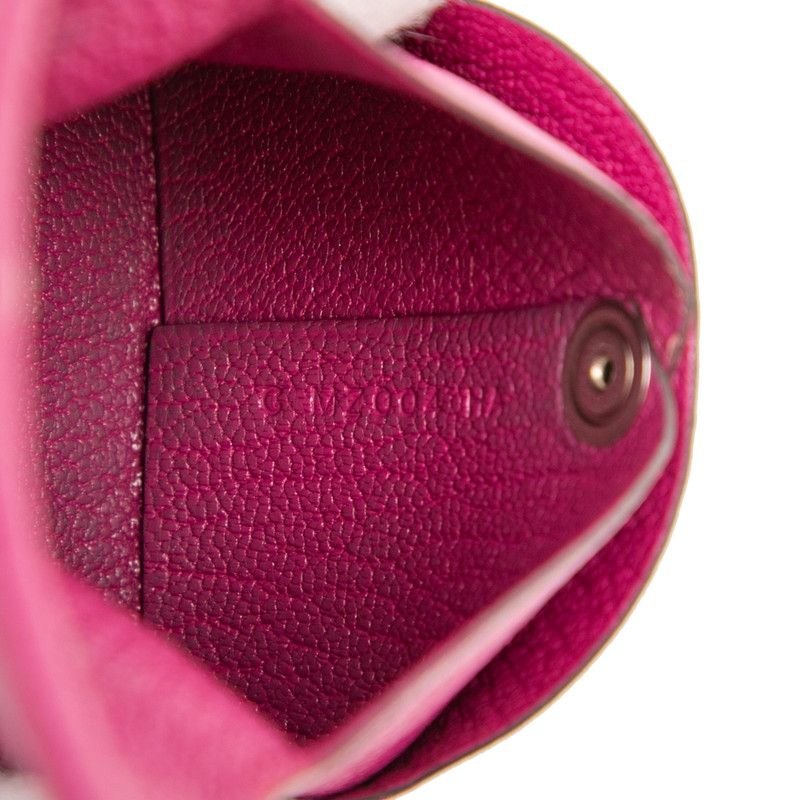 Hermes Bastia Coin Purse Rose Purple Chevre