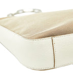 Gucci Chain One Shoulder Bag 001 Beige White Canvas Leather — view 7