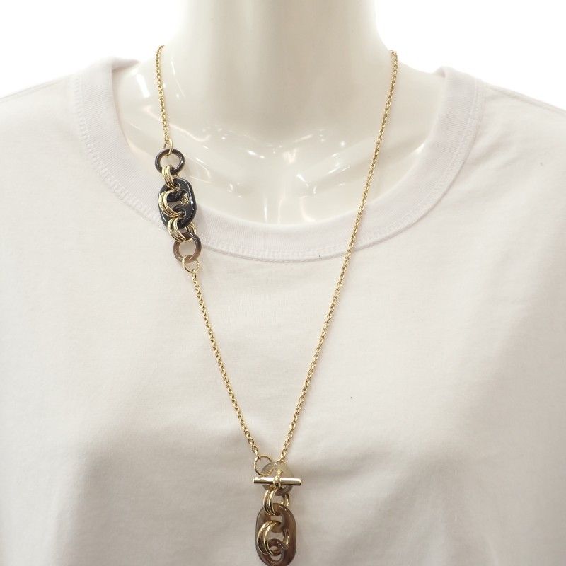 Hermes Pendant Yulidice PM Necklace Metal