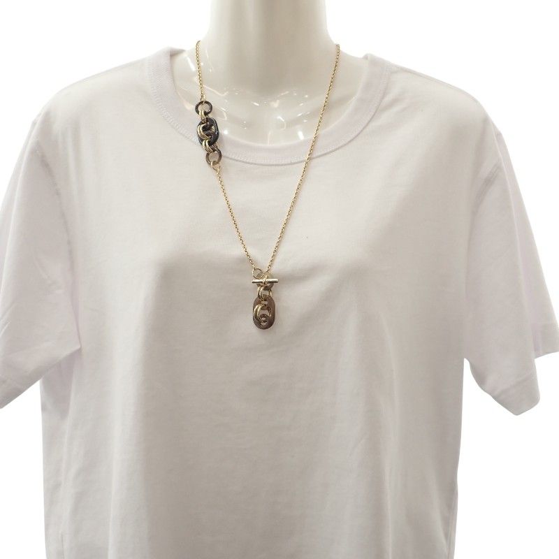 Hermes Pendant Yulidice PM Necklace Metal