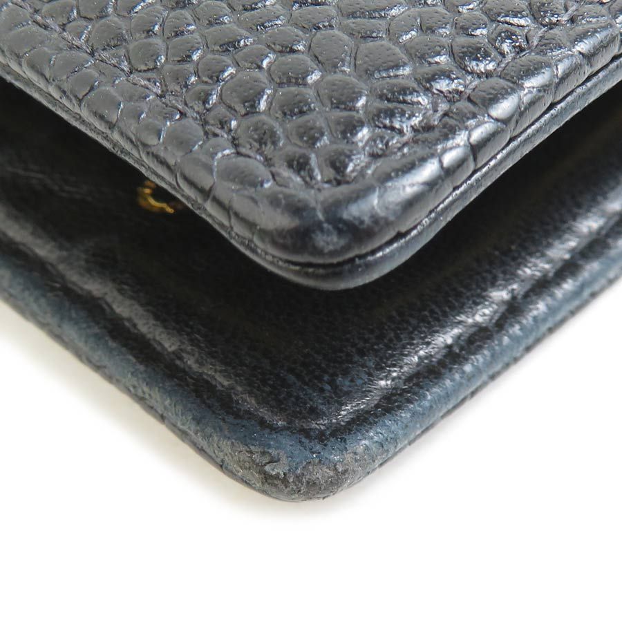 Chanel Bifold Wallet Leather Caviar — view 5