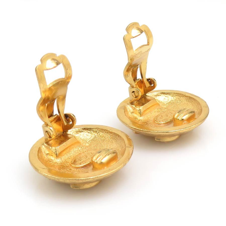 Chanel Earrings CC Logo — view 8