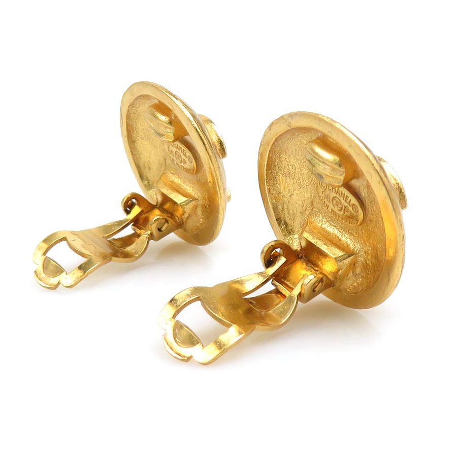 Chanel Earrings CC Logo — view 3