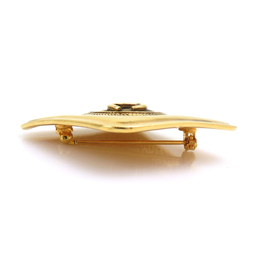 Chanel Brooch CC Logo — view 3