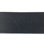Celine Pelican Hook Buckle Leather Belt Black 30 75 — view 5