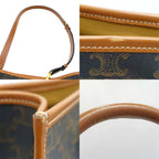 Celine Mini Horizontal Hippo Handbag 2-Way Triomphe Canvas — view 6