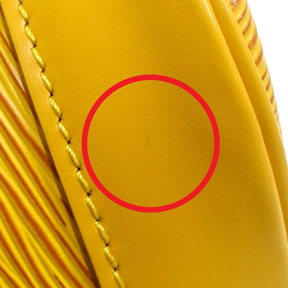 Louis Vuitton Alma PM Handbag 2-Way Epi Leather Yellow — view 8