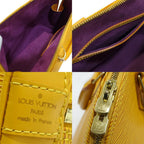 Louis Vuitton Alma PM Handbag 2-Way Epi Leather Yellow — view 5
