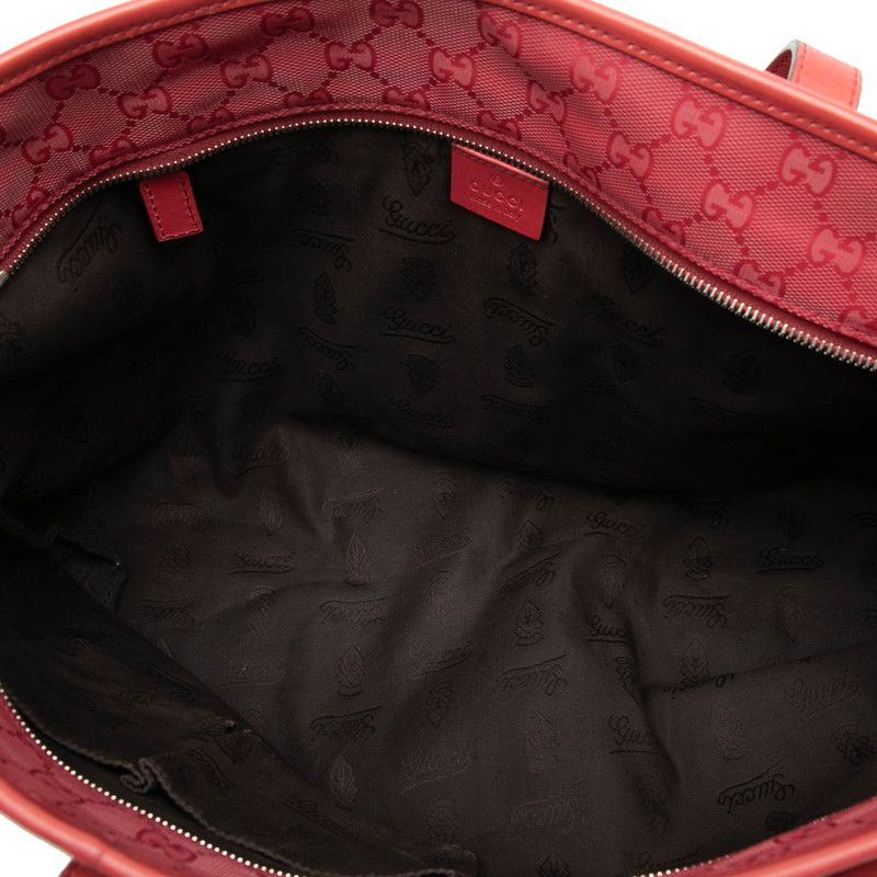 Gucci GG Imprime Red Pink Leather — view 4