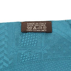 Hermes Maxi Twill All Over Pattern Blue Silk — view 4