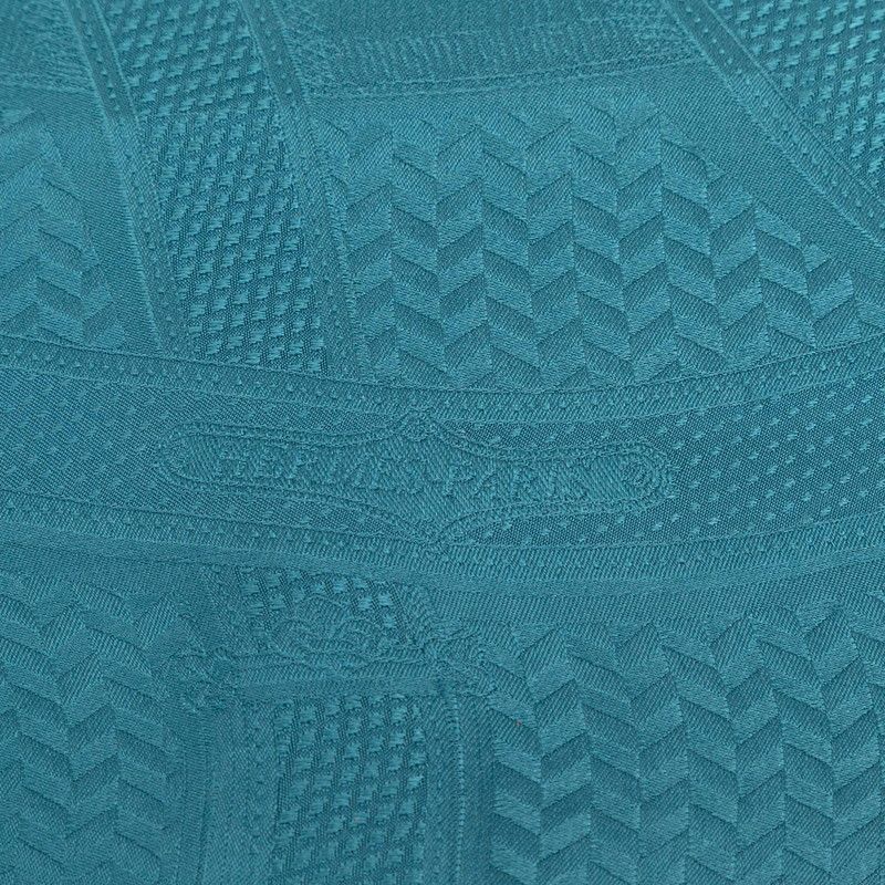 Hermes Maxi Twill All Over Pattern Blue Silk — view 2