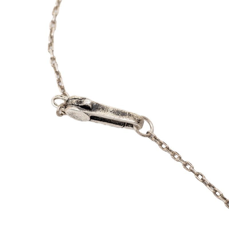 Gucci Cutout Cross Pendant Necklace Silver — view 5