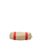 Louis Vuitton Antigua Hippo MM Beige Red Canvas — view 3