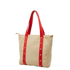 Louis Vuitton Antigua Hippo MM Beige Red Canvas — view 2