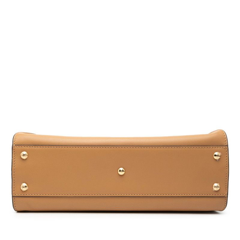 Fendi Selleria Peekaboo Regular 2-Way Shoulder Bag Brown Bold — view 3