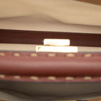 Fendi Selleria Peekaboo Regular 2-Way Shoulder Bag Brown Bold — view 4