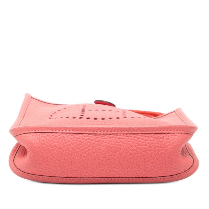 Hermes Evelyne Tpm Amazon Crossbody Shoulder Bag Rose Azalea le Jupivoine — view 3