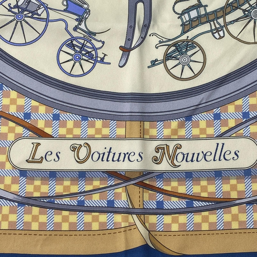 Hermes Scarf History of Carriages Carre 70 Silk — view 5