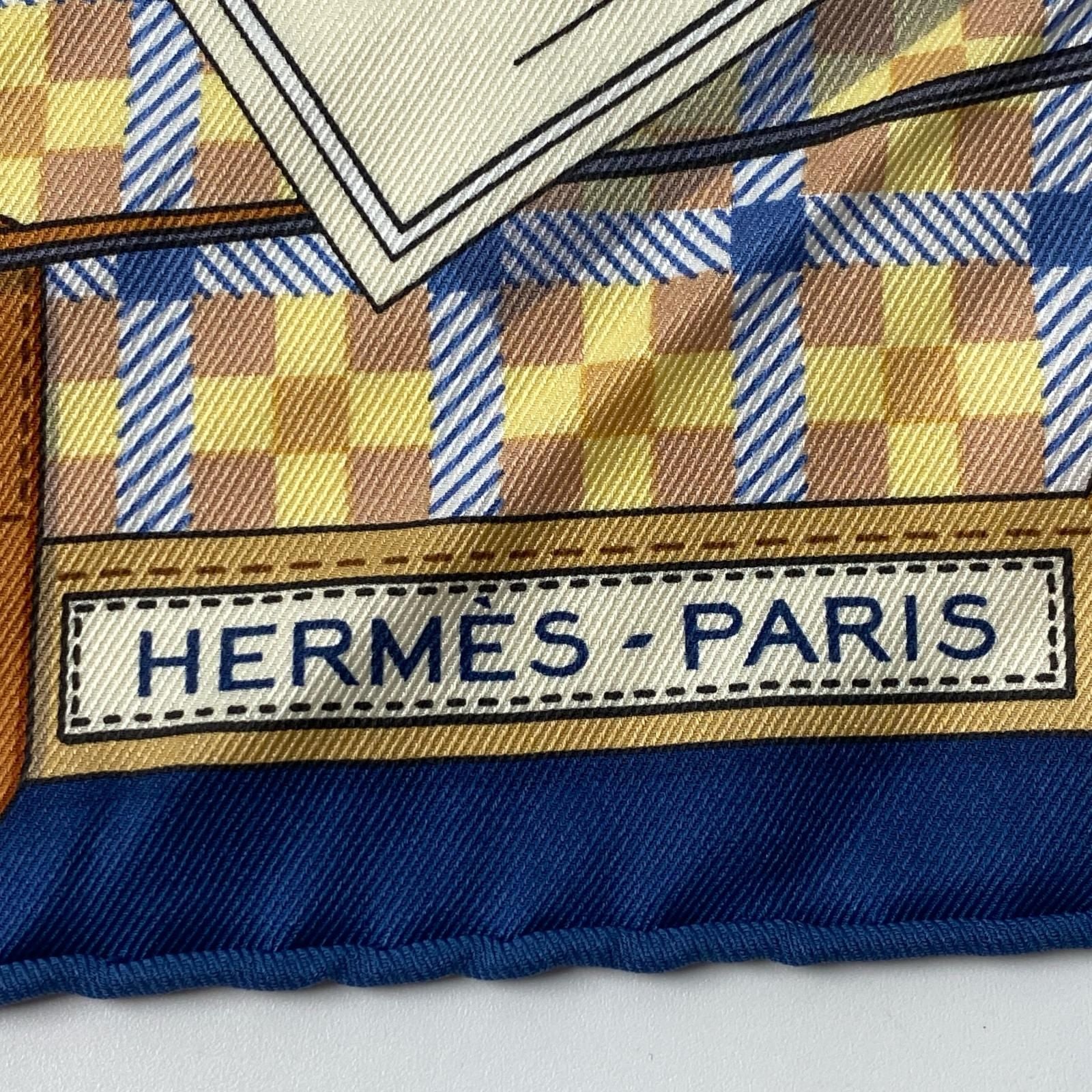 Hermes Scarf History of Carriages Carre 70 Silk — view 3