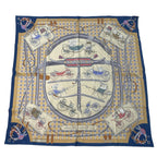 Hermes Scarf History of Carriages Carre 70 Silk — view 2