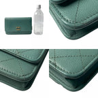 Chanel Chain Wallet Caviar Leather — view 9