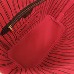 Louis Vuitton Damier with Neverfull PM Pouch Cerise Tote LV — view 5