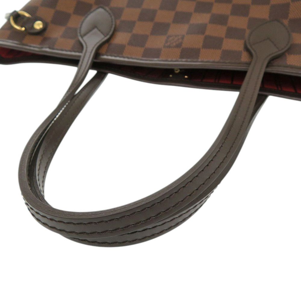 Louis Vuitton Damier with Neverfull PM Pouch Cerise Tote LV — view 6