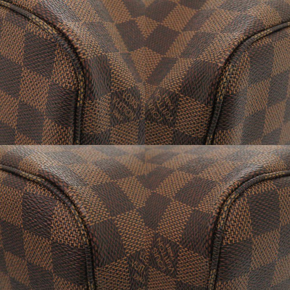 Louis Vuitton Damier with Neverfull PM Pouch Cerise Tote LV — view 4