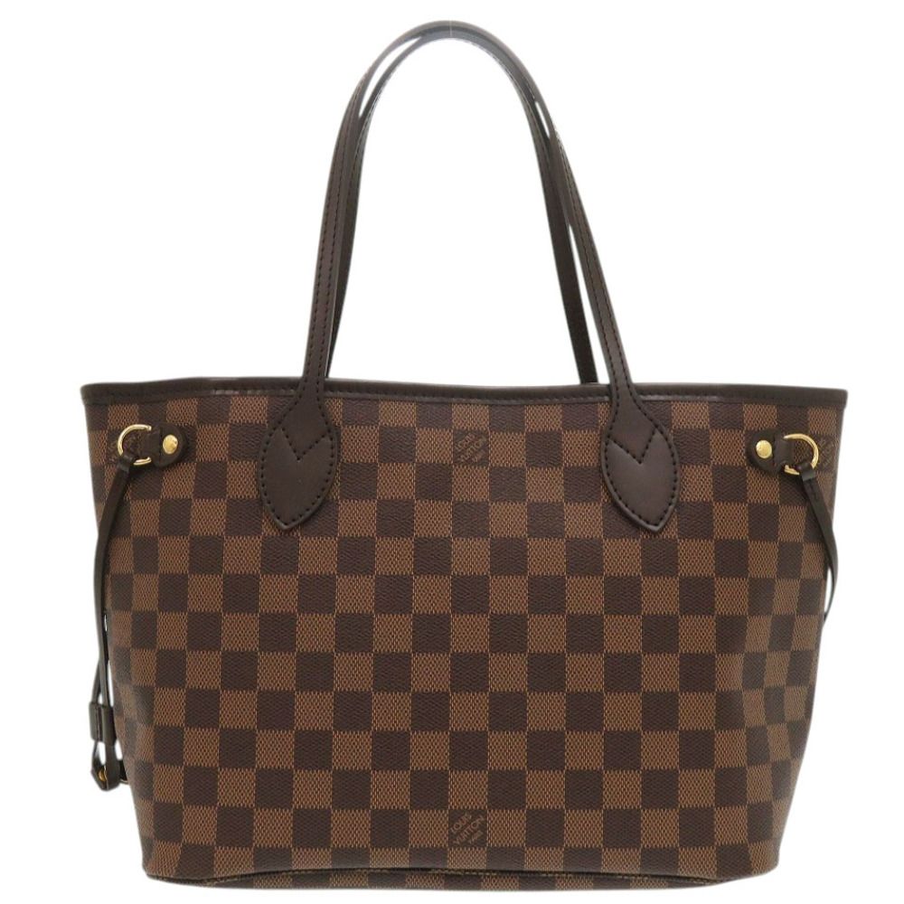 Louis Vuitton Damier with Neverfull PM Pouch Cerise Tote LV — view 2