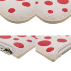 Louis Vuitton Neverfull Pouch Infinity Dot Yayoi Kusama White Red Leather LV — view 3