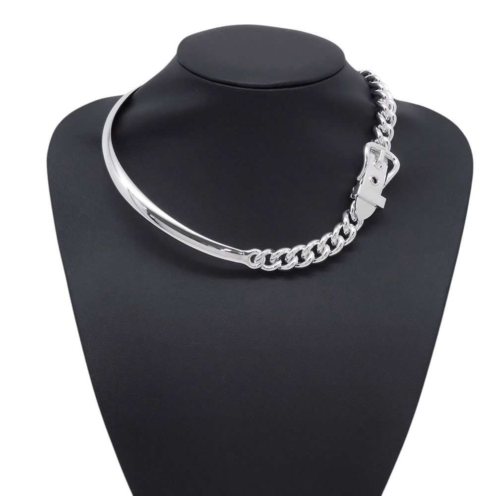 Hermes Necklace Book le Inflexible Silver GM 42 — view 4