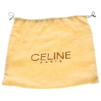 Celine Macadam Triomphe Leather Shoulder Bag Brown — view 6
